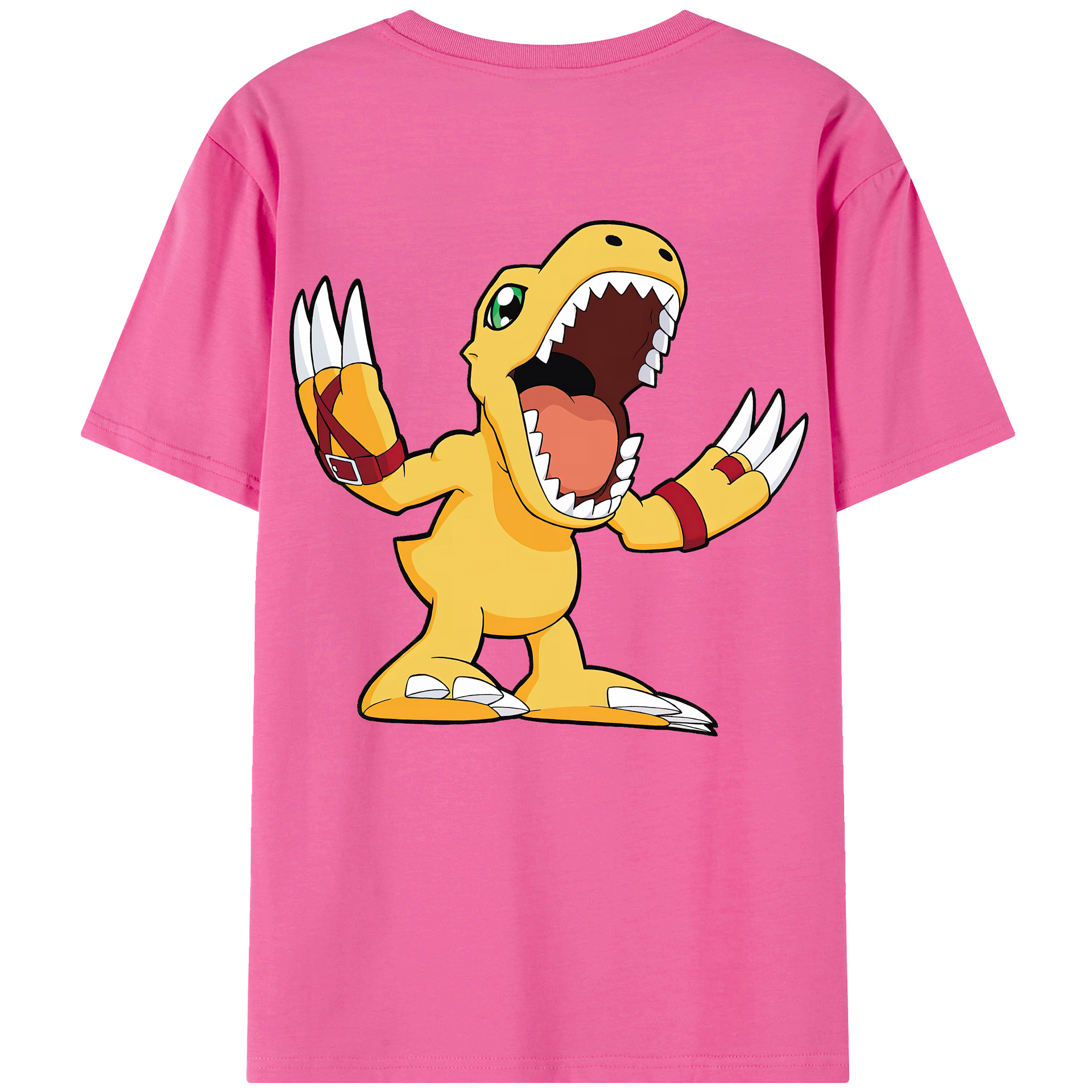 （画像用） Digimon デジタルモンスター/デジモン レディース半袖Tシャツ(バックプリント)